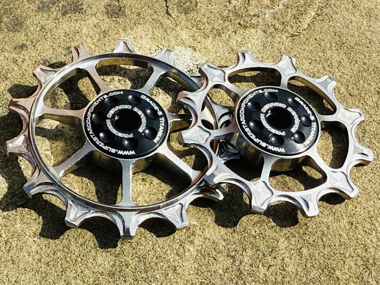 Jockey Wheels - Grade5 TITANIUM 12T/14T CERAMIC