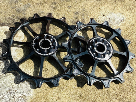 Jockey Wheels - Grade5 TITANIUM 14T/16T CERAMIC