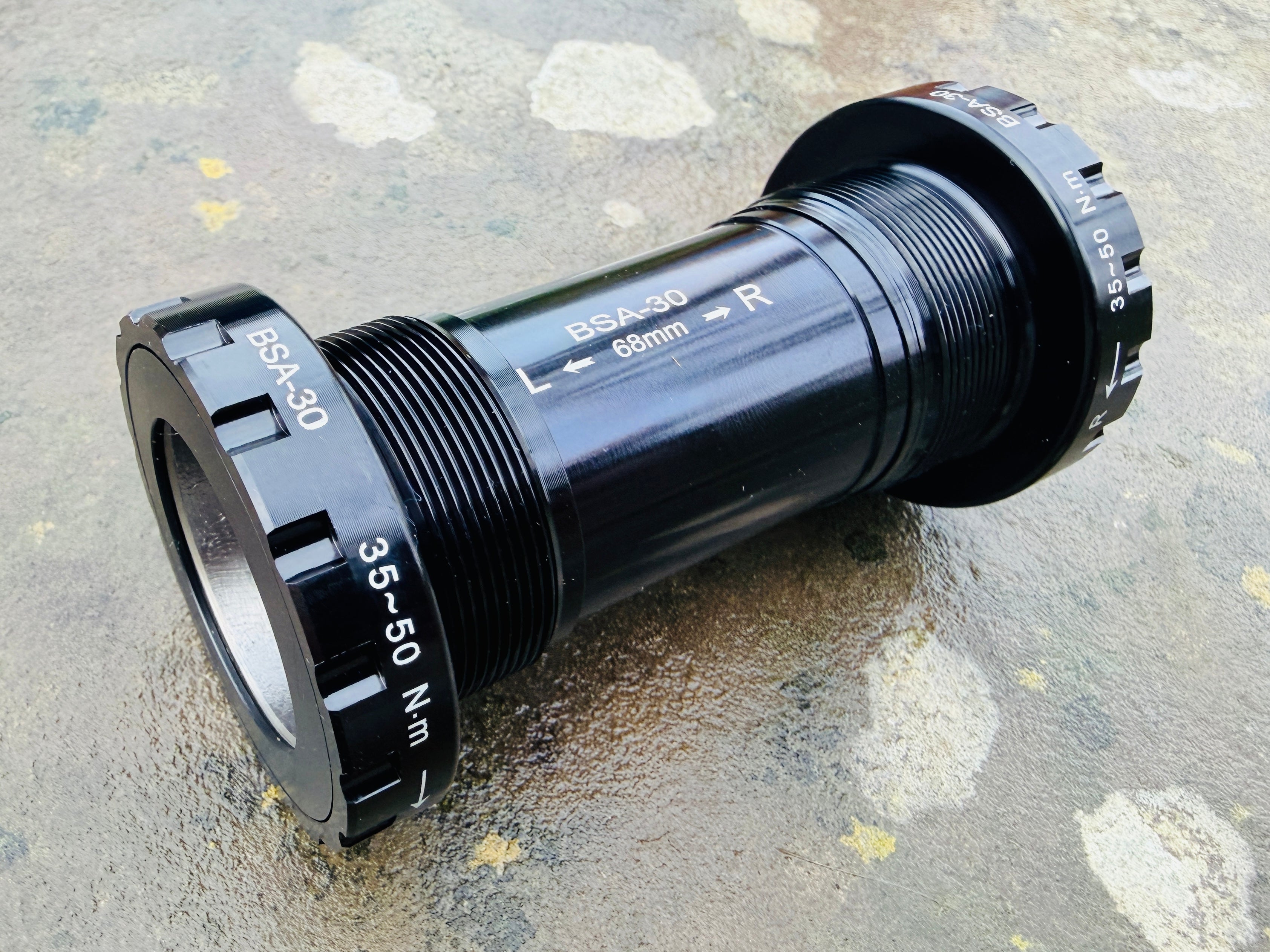 BSA 68/73mm 30mm Axle Threaded Bottom Bracket - SKF or Ceramic