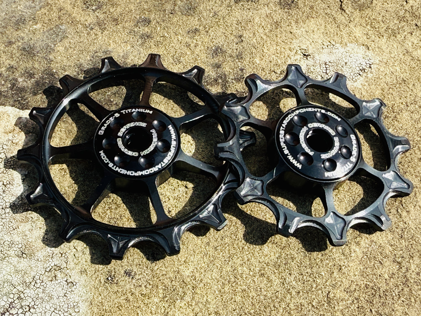Jockey Wheels - Grade5 TITANIUM 12T/14T CERAMIC