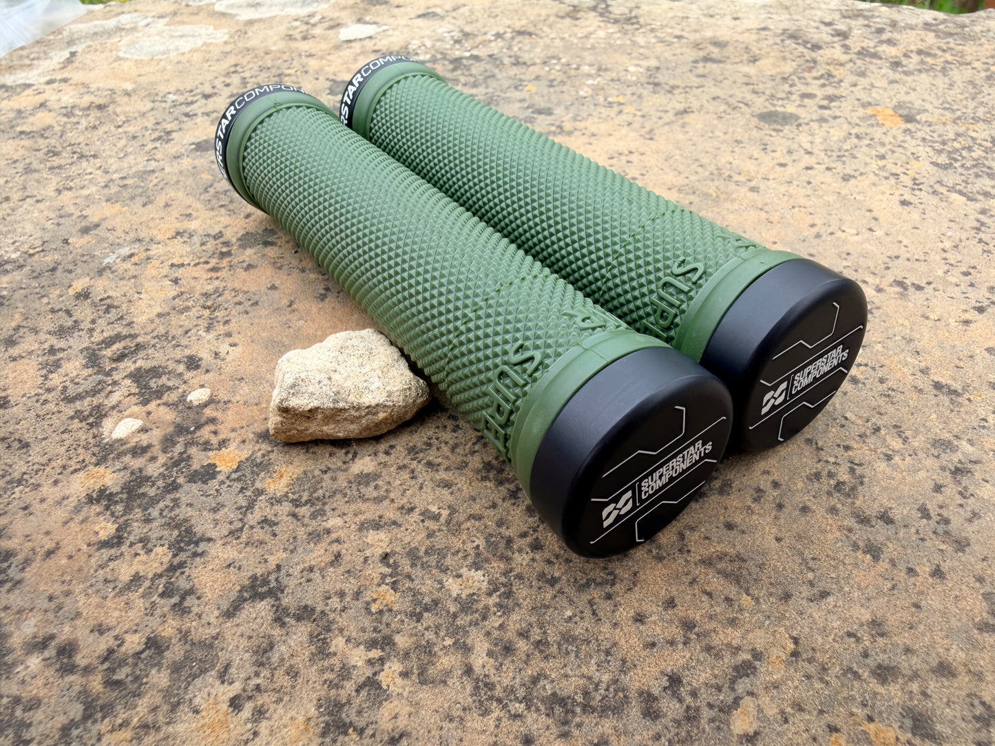 Superstar Lock On Grips - Zero EVO - Solid Aluminium Barend