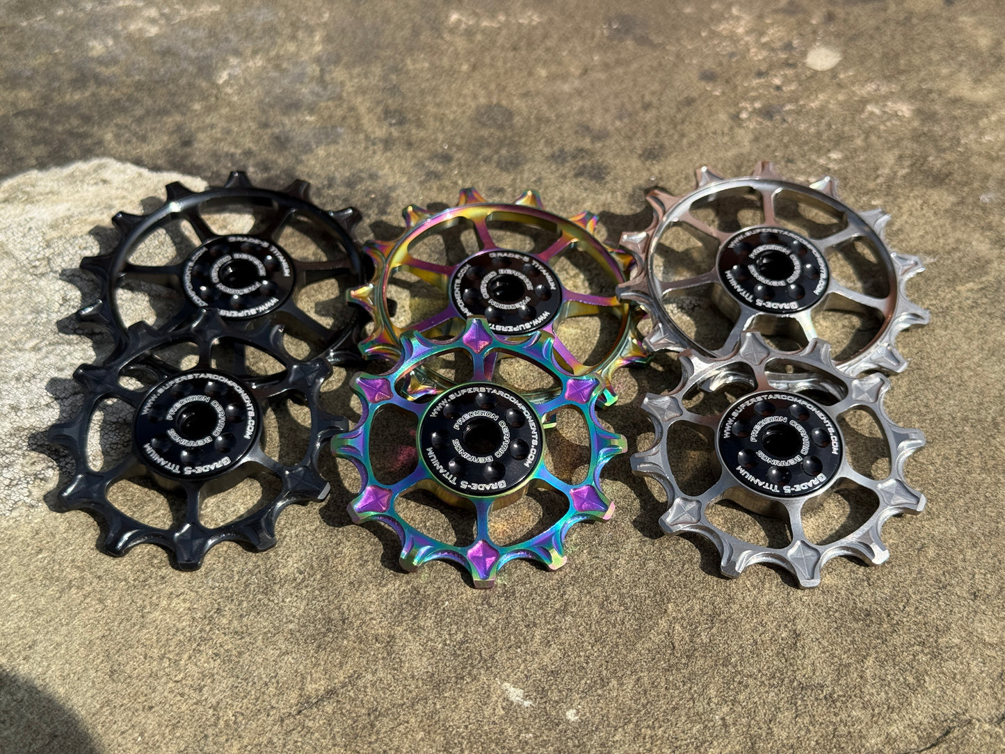 Jockey Wheels - Grade5 TITANIUM 12T/14T CERAMIC