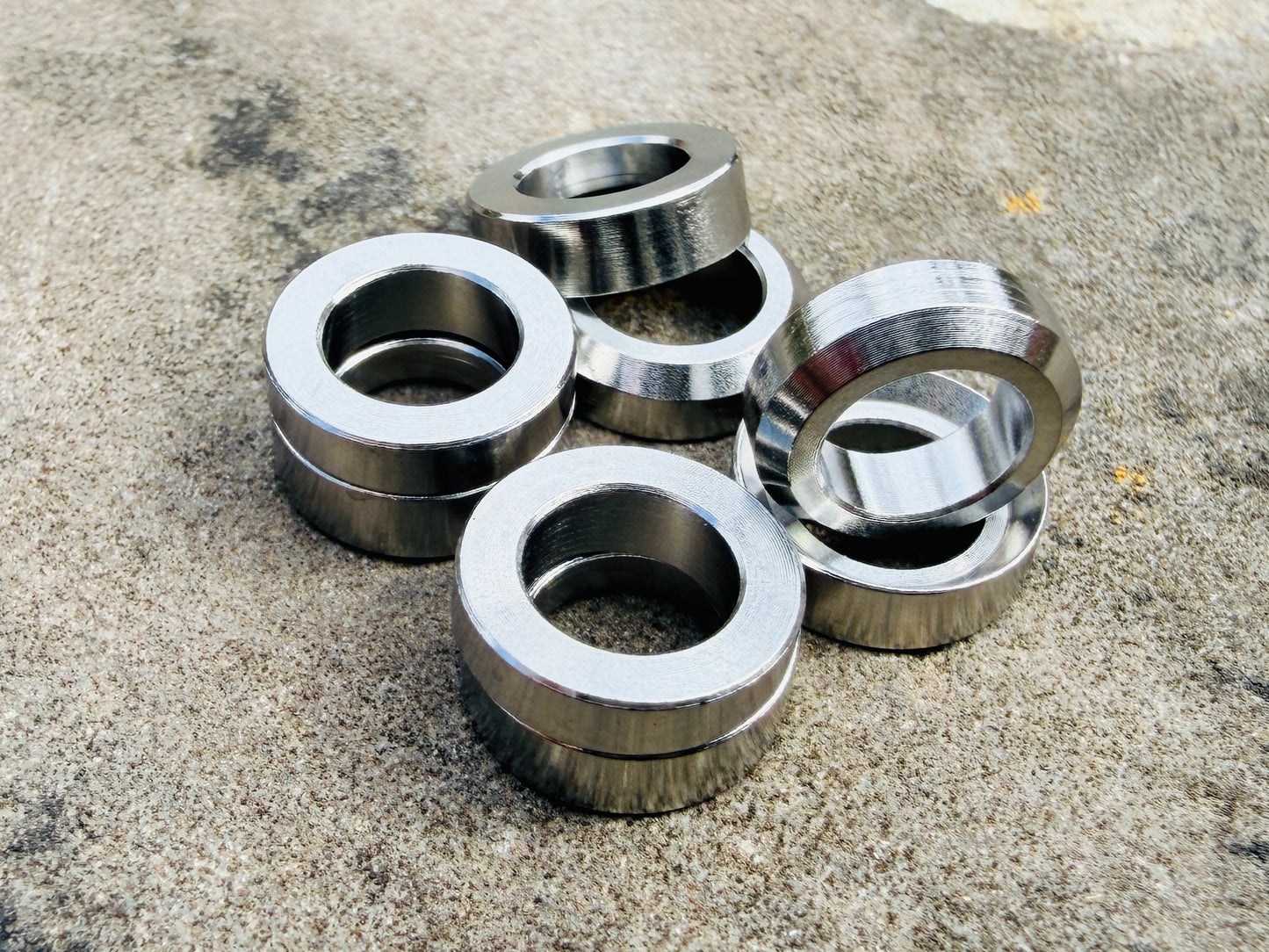 Titanium Disc Caliper Conical Washers - 1x Caliper Pack