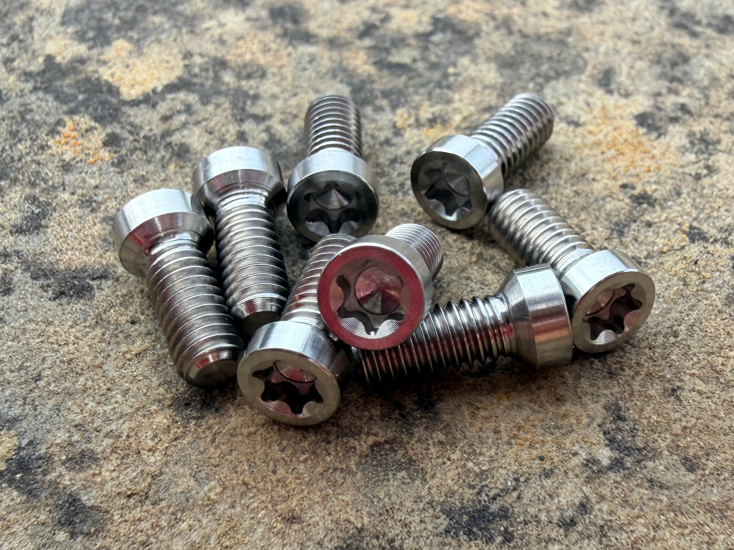 SRAM 8-Bolt Chainring Assembly Titanium Screw Set M4x9 (8 pcs)