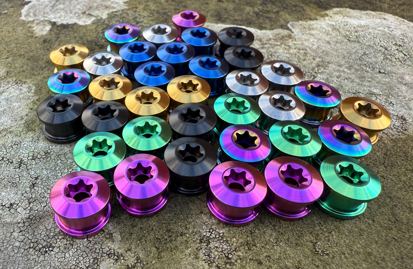 Titanium Chainring Bolts - Single Ring Length
