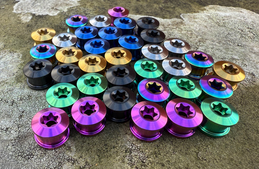 Titanium Chainring Bolts - Single Ring Length