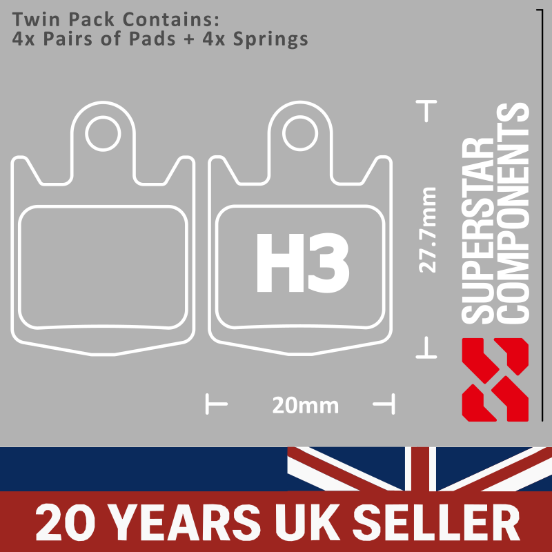 Hope Original M4 <2002 Disc Pads - Twin Pack
