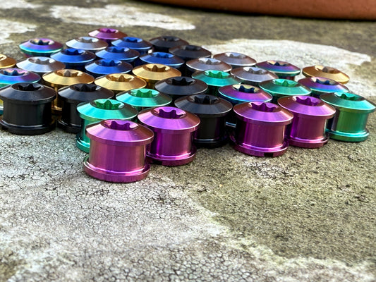 Titanium Chainring Bolts - Single Ring Length