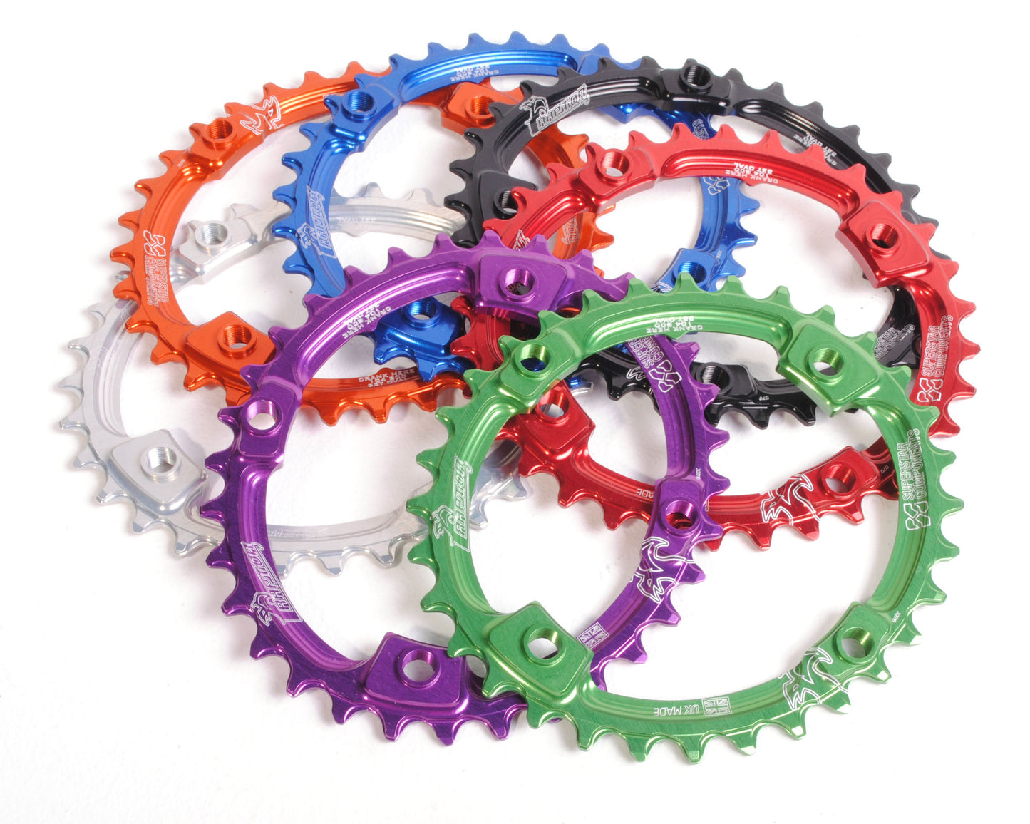 104BCD Raptor Oval Chainring - UK MADE