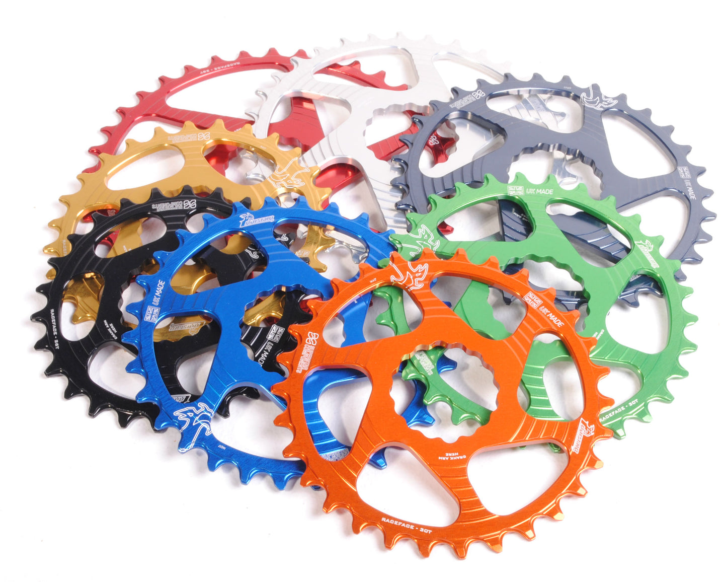 Raceface 0mm OFFSET Raptor Chainring - UK MADE