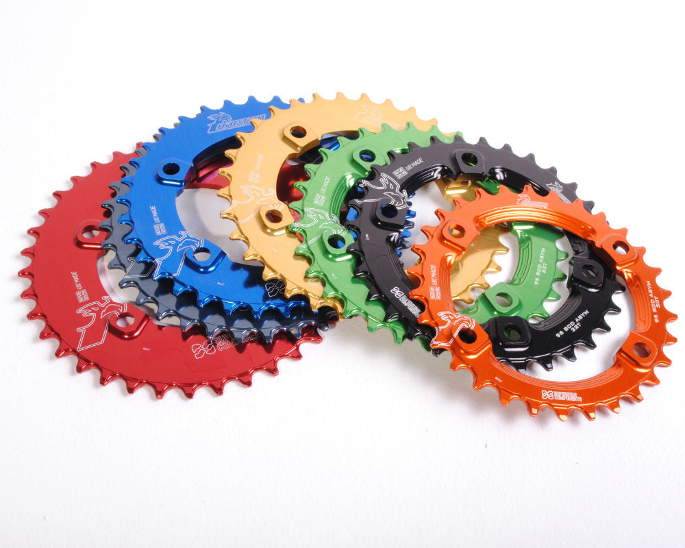 96 Asymetric Raptor Chainring - UK MADE