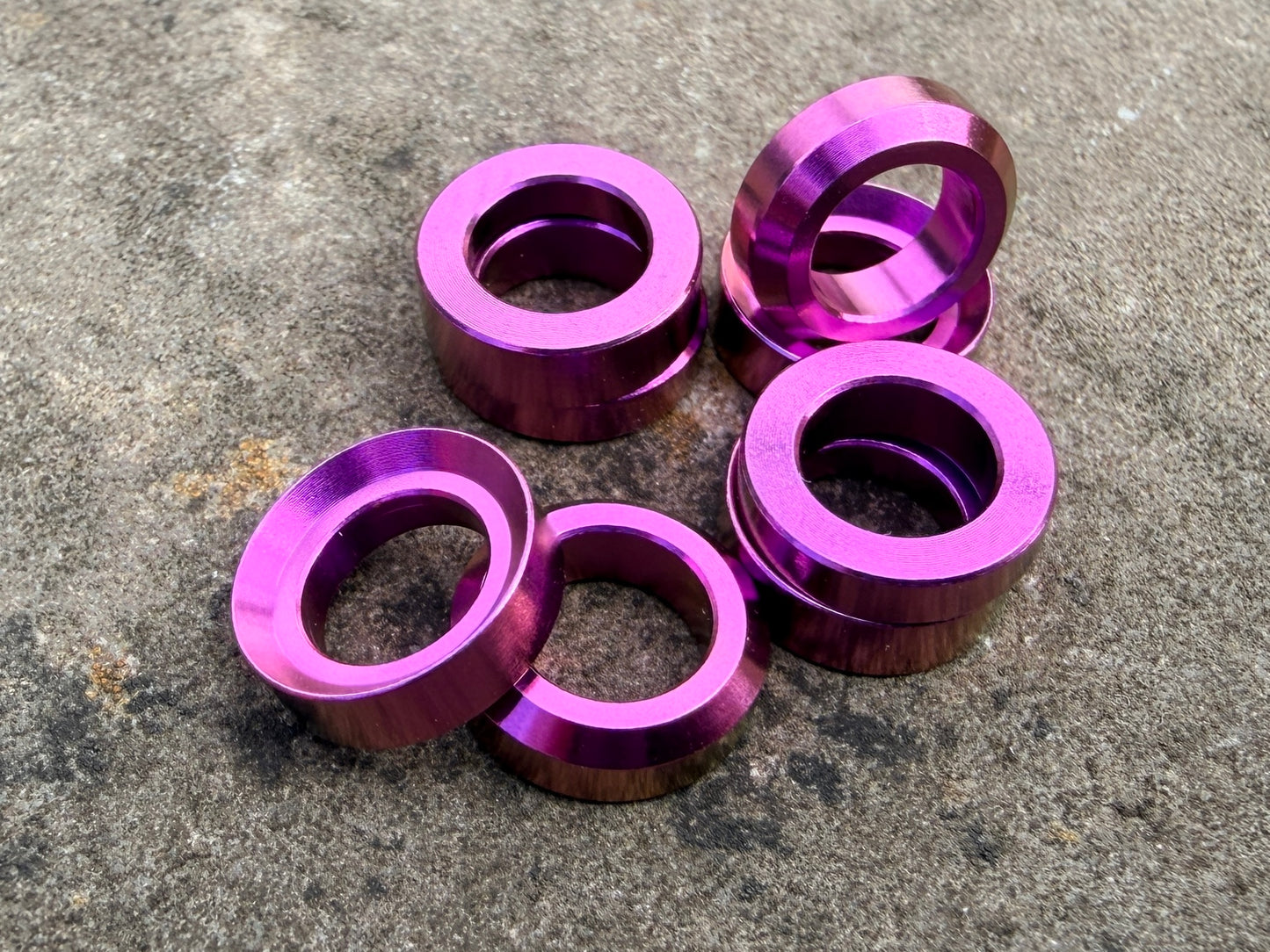 Titanium Disc Caliper Conical Washers - 1x Caliper Pack