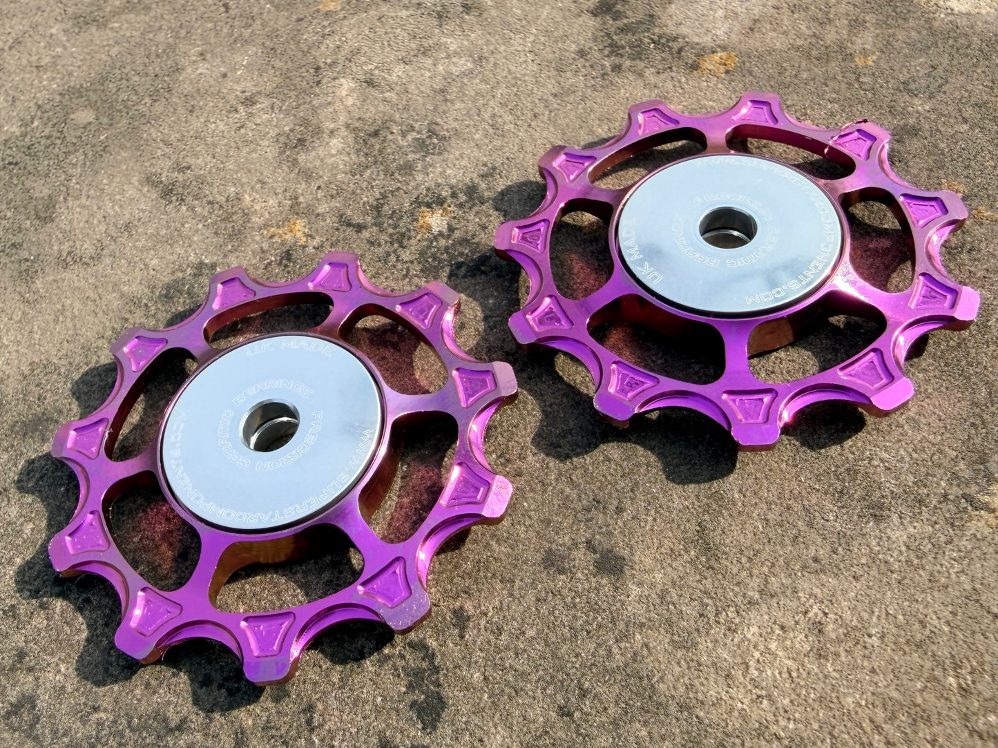 Jockey Wheels - Grade5 TITANIUM 11T/11T CERAMIC DURAACE 6mm Wide