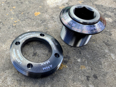 SRAM DUB Titanium Bolt and Crank Cover - SRAM Quarq Red Force