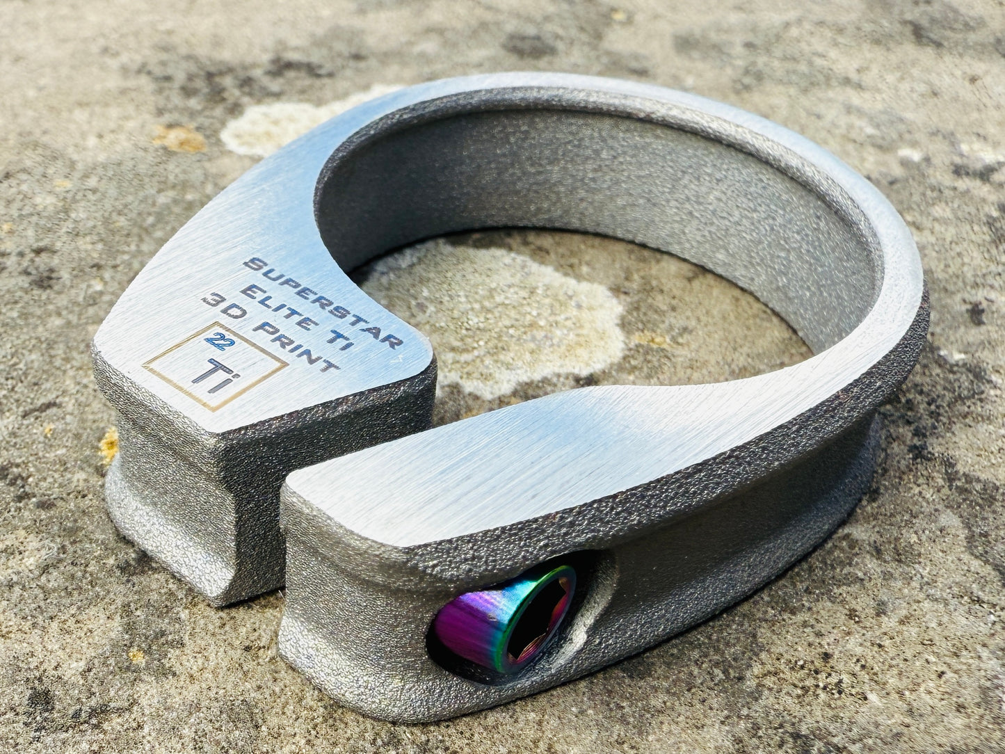 Titan 3D Seatclamp - 3D printed 6Al4V Titanium