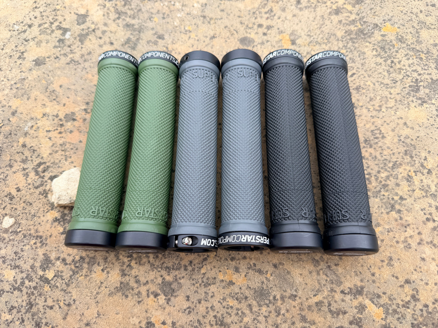 Superstar Lock On Grips - Zero EVO - Solid Aluminium Barend