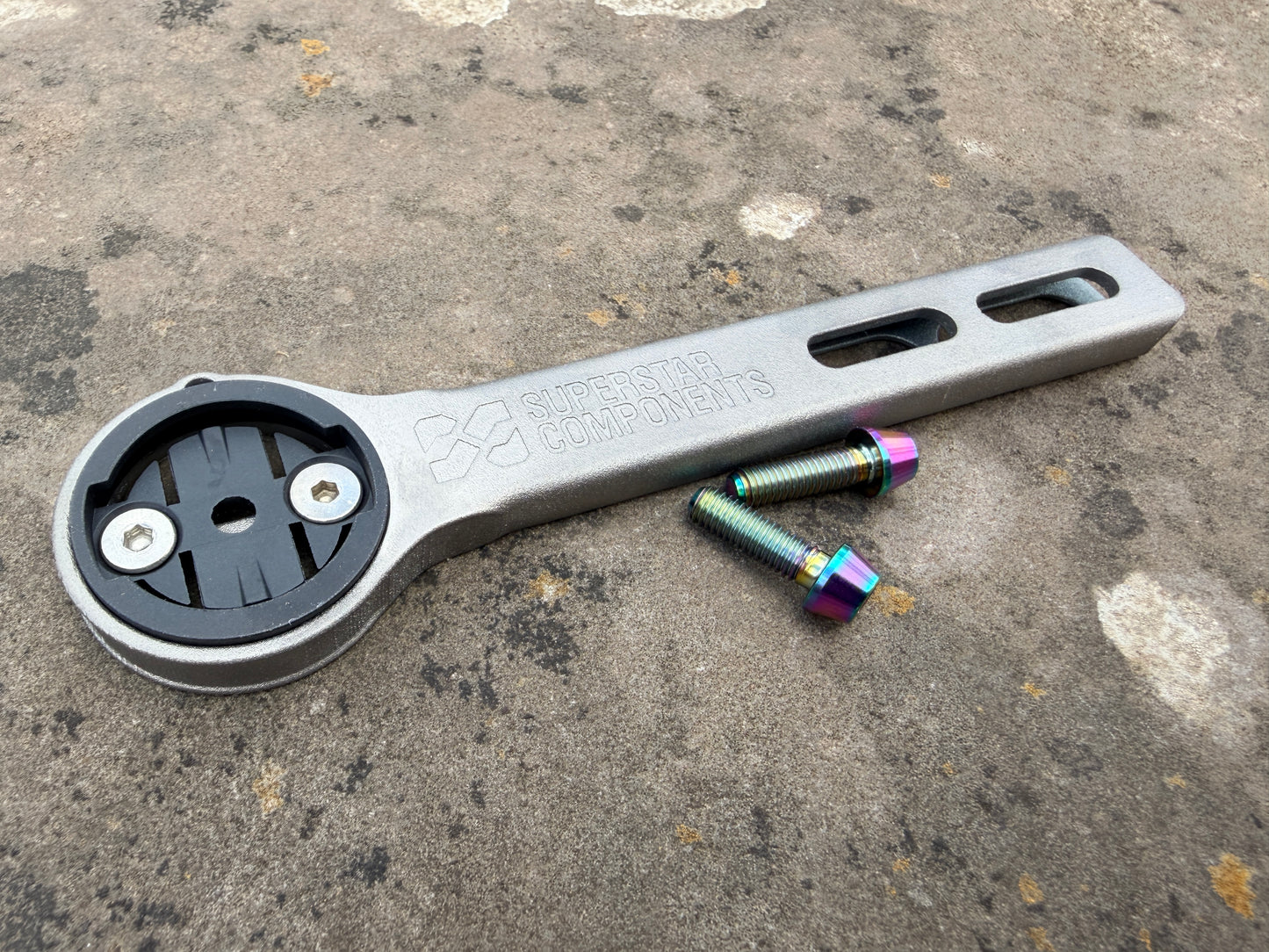 Hypertech Garmin Steerer Mount - 3d Printed Titanium
