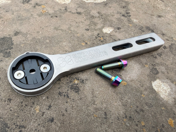 Hypertech Garmin Steerer Mount - 3d Printed Titanium