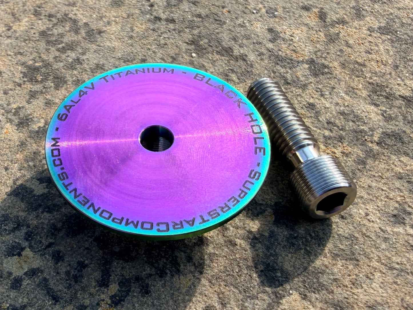 Titanium Elite Topcap - Black Hole