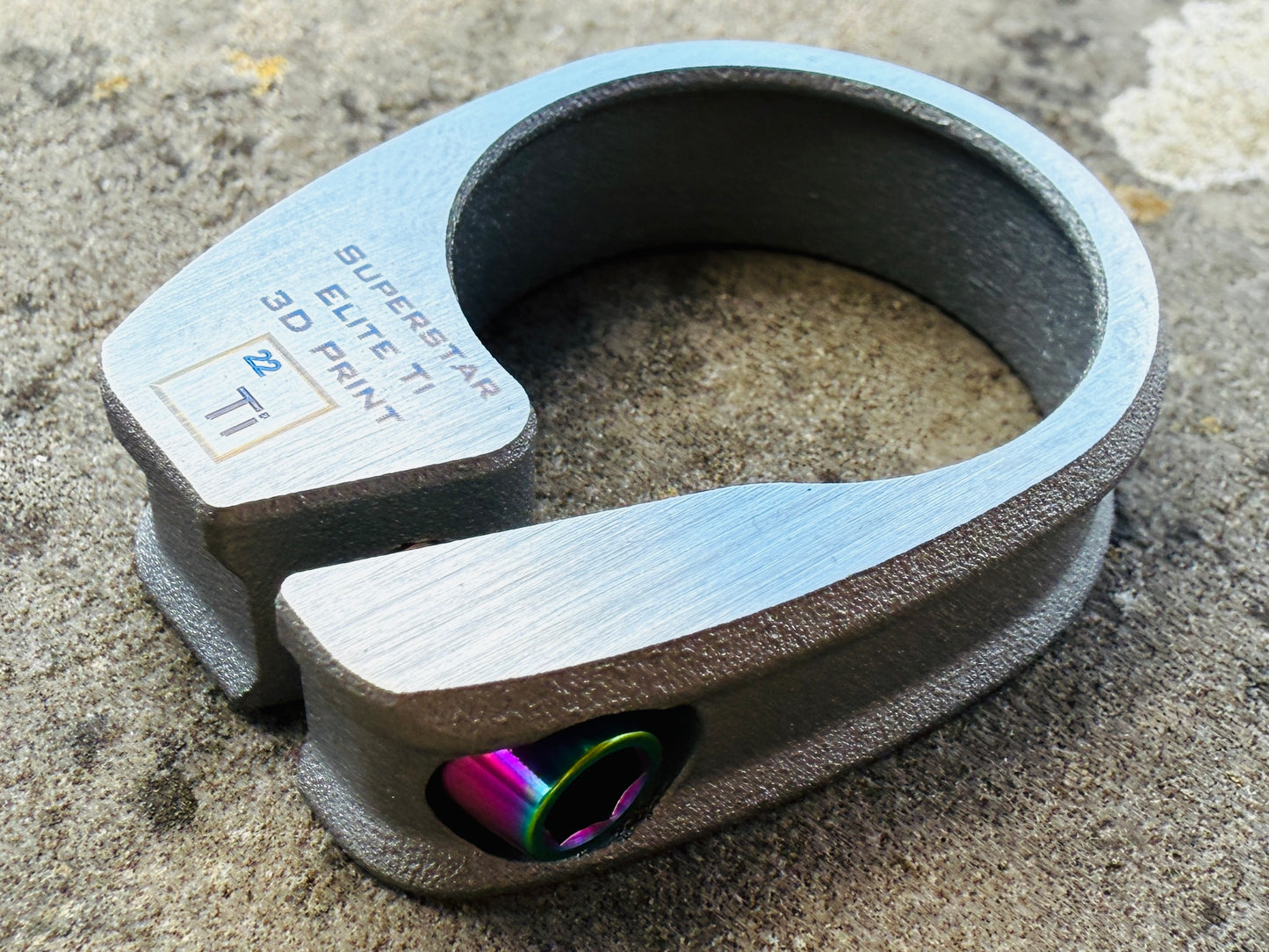 Titan 3D Seatclamp - 3D printed 6Al4V Titanium
