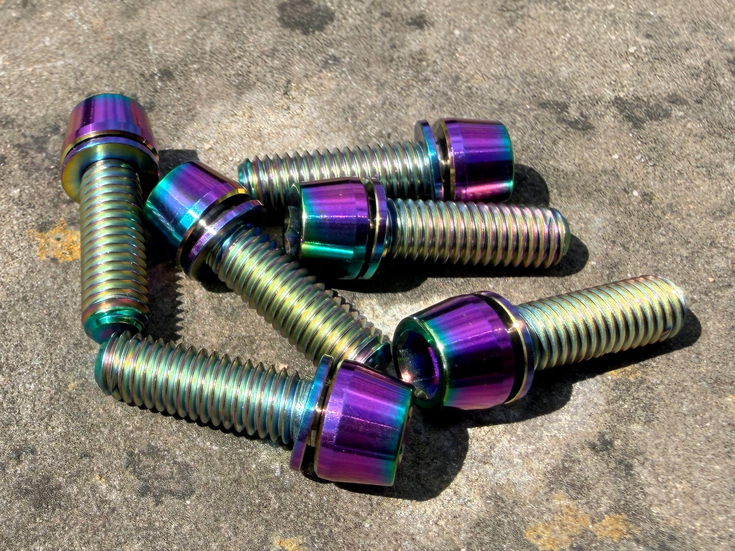 Titanium Stem Bolts - 6 Pack