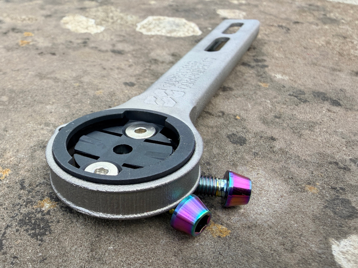 Hypertech Garmin Steerer Mount - 3d Printed Titanium