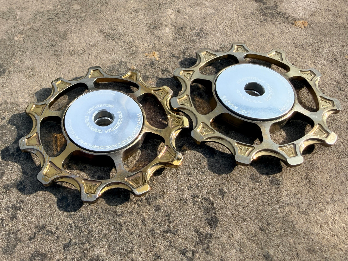 Jockey Wheels - Grade5 TITANIUM 11T/11T CERAMIC DURAACE 6mm Wide
