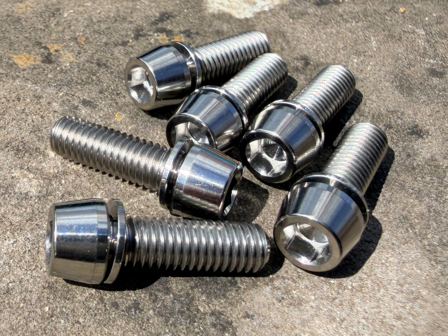 Titanium Stem Bolts - 6 Pack