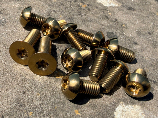 Titanium Rotor Bolts for Specalised Levo / Kenevo - 10+2 Pack