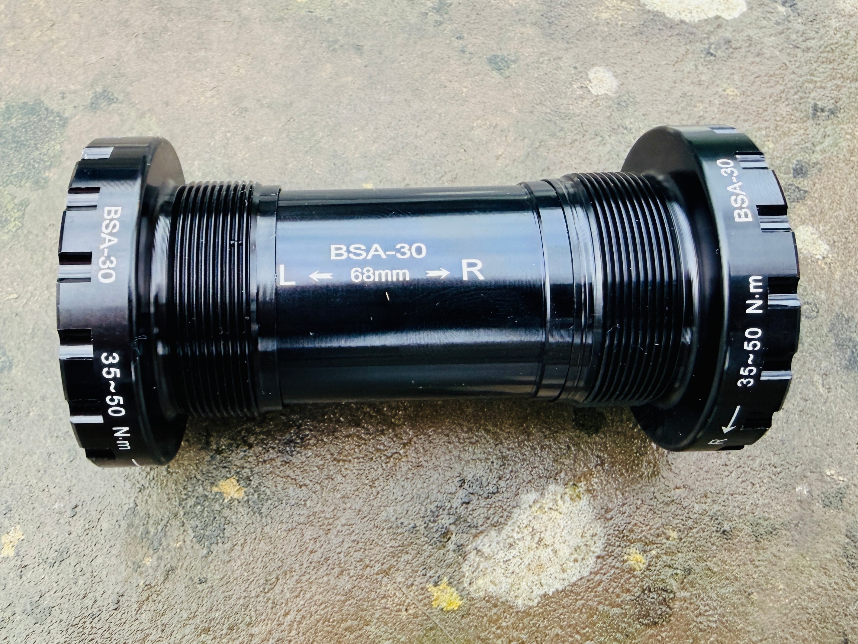 BSA 68/73mm 30mm Axle Threaded Bottom Bracket - SKF or Ceramic
