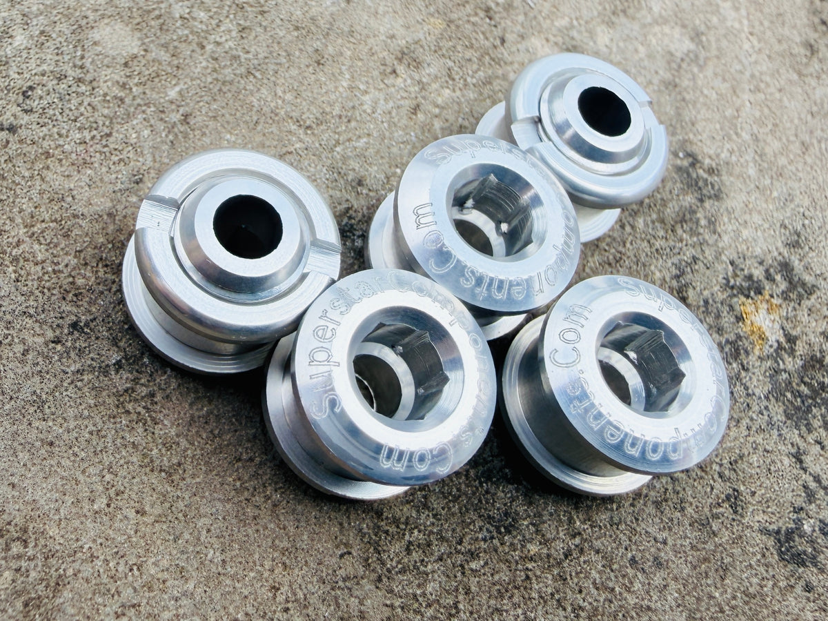 7075 Aluminium Chainring Bolts - Double Ring Length