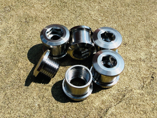 Titanium Chainring Bolts - Double Ring Length