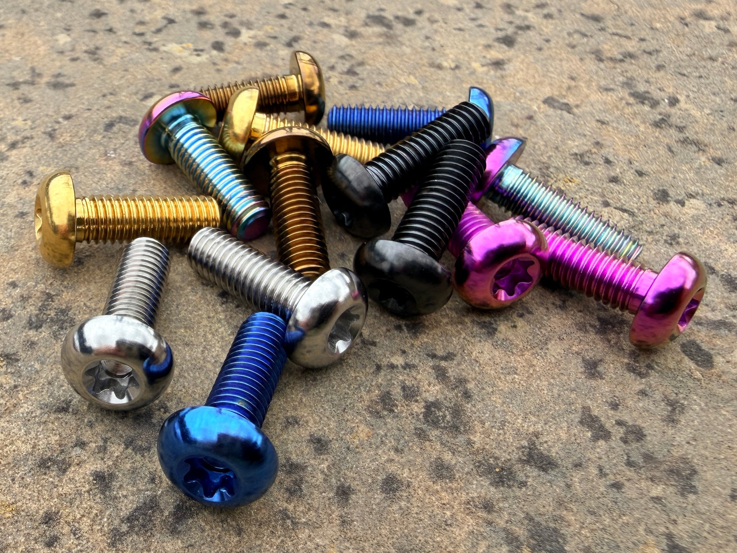 Bottle Cage Bolts - M5 Low Head - 2 Pack