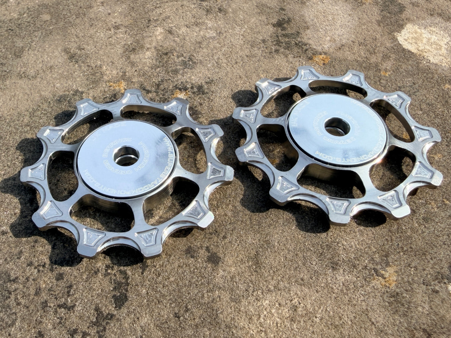Jockey Wheels - Grade5 TITANIUM 11T/11T CERAMIC DURAACE 6mm Wide