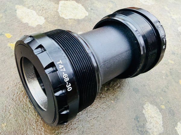 T47 30mm Axle Threaded Bottom Bracket - SKF or Ceramic Bearings