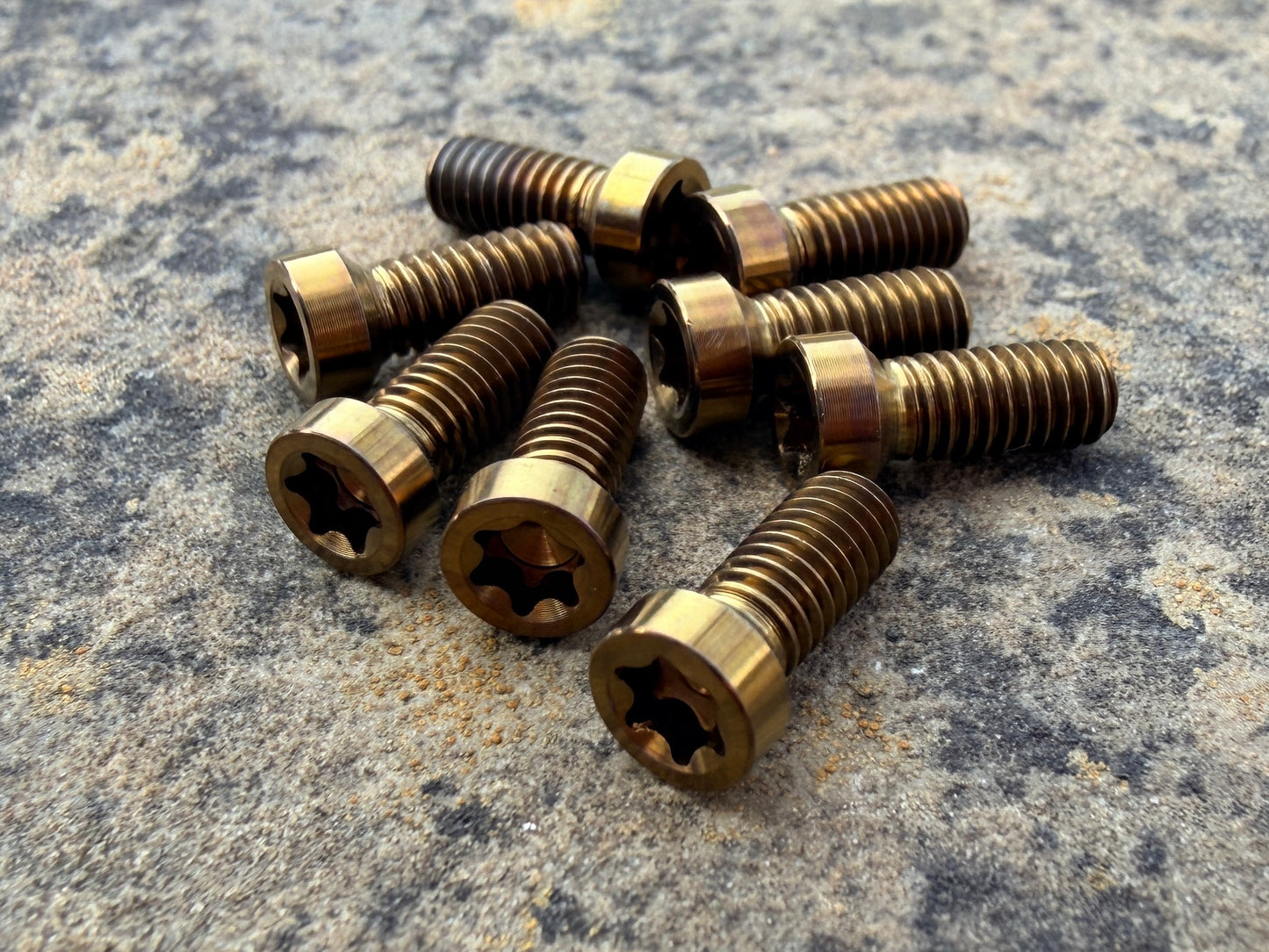 SRAM 8-Bolt Chainring Assembly Titanium Screw Set M4x9 (8 pcs)