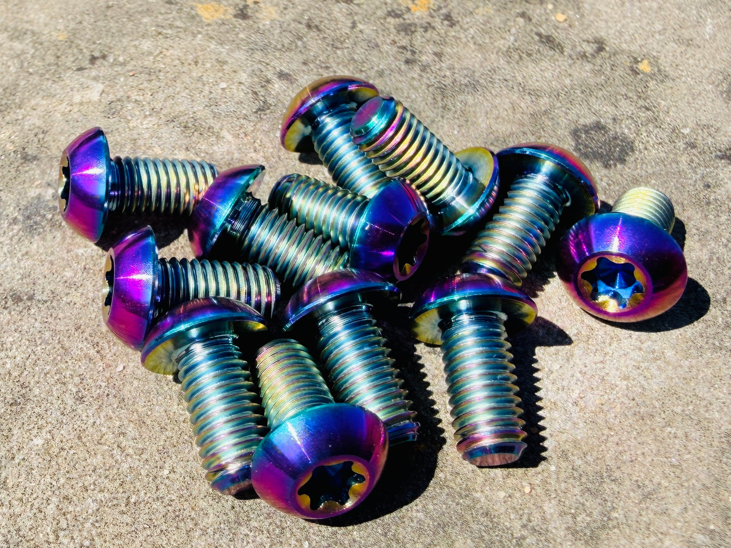 Titanium Rotor Bolts - 12 Pack