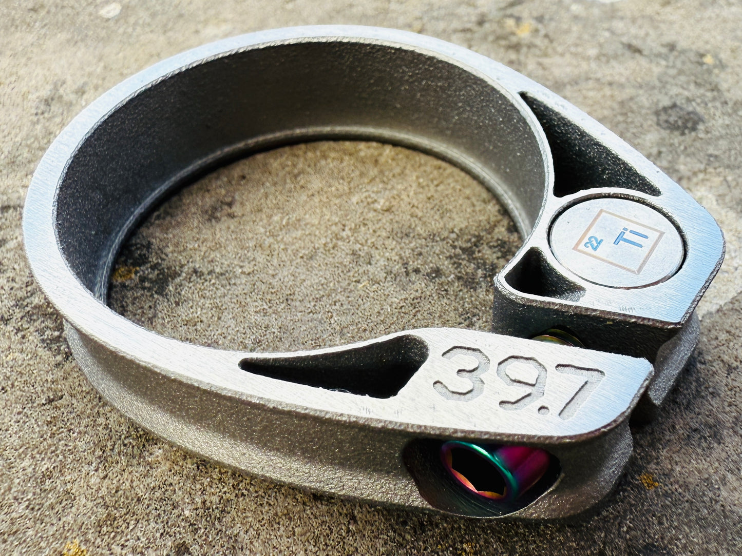 Titan 3D Seatclamp - 3D printed 6Al4V Titanium