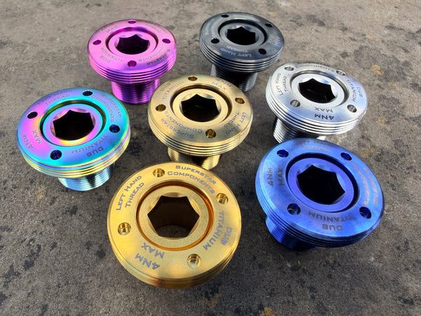 SRAM DUB Titanium Bolt and Crank Cover - SRAM Quarq Red Force