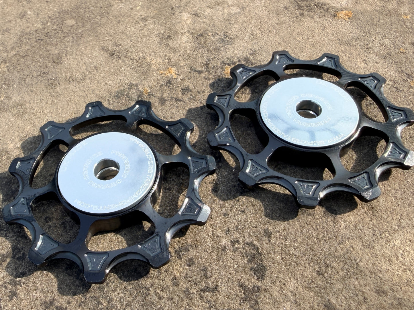 Jockey Wheels - Grade5 TITANIUM 11T/11T CERAMIC DURAACE 6mm Wide