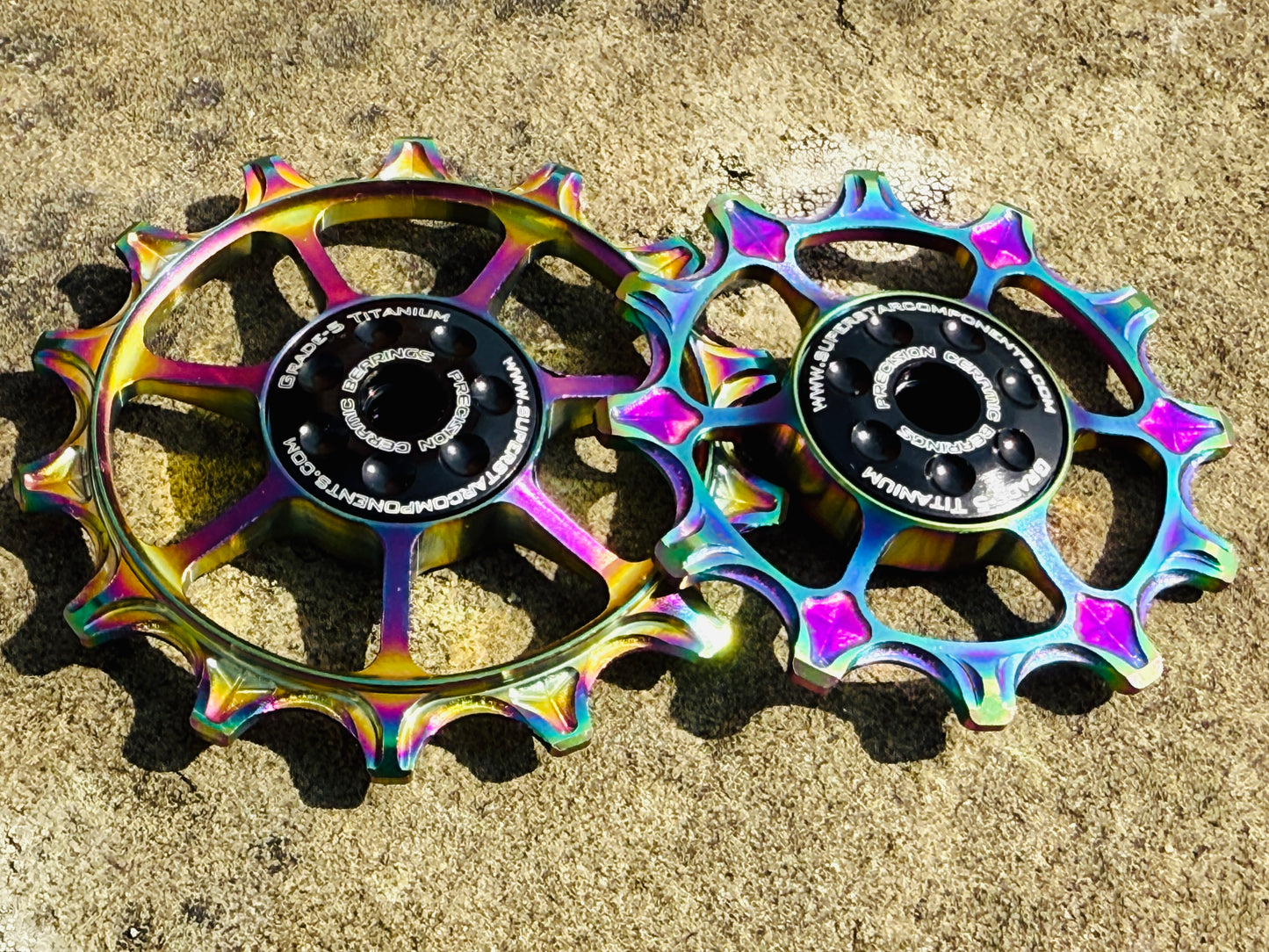 Jockey Wheels - Grade5 TITANIUM 12T/14T CERAMIC