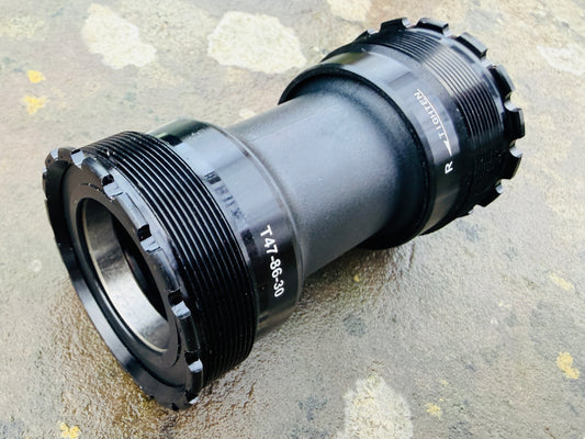 T47B 30mm Axle Threaded Bottom Bracket - SKF or Ceramic Bearings