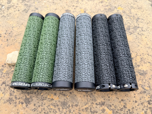 Superstar Lock On Grips - Excel EVO - Solid Aluminium Barend
