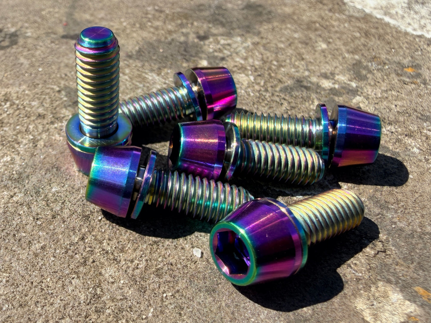 Titanium Stem Bolts - 6 Pack
