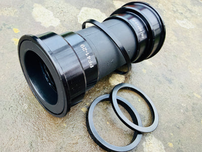 BB86  BB89.5 BB92 Pressfit 29mm DUB Axle Bottom Bracket - Steel or Ceramic Bearings