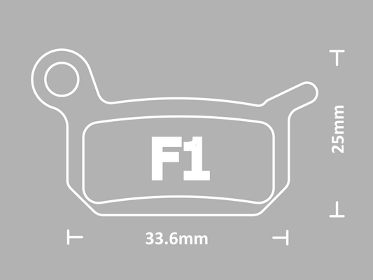 Formula B4 Disc Pads - Twin Pack