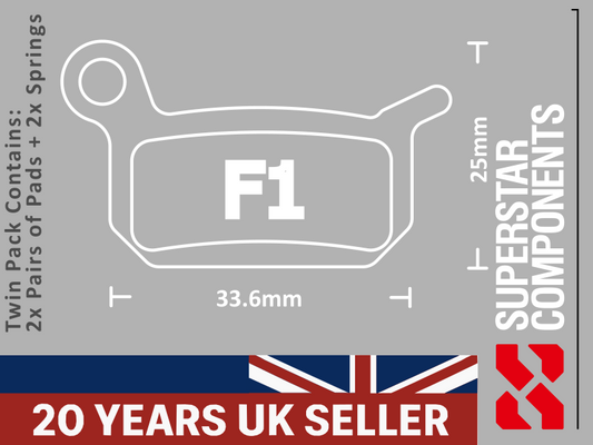 Formula B4 Disc Pads - Twin Pack