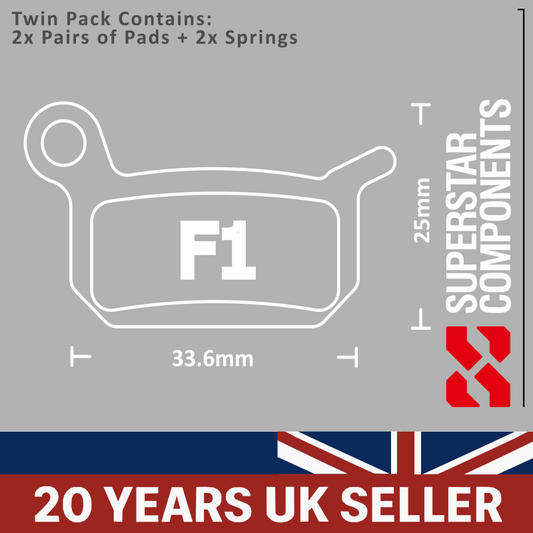 Formula B4 Disc Pads - Twin Pack