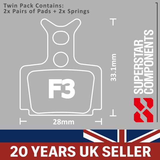 Formula ONE, Mega, R1, RX Disc Pads - Twin Pack