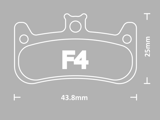 Formula Cura 4 Disc Pads - Twin Pack